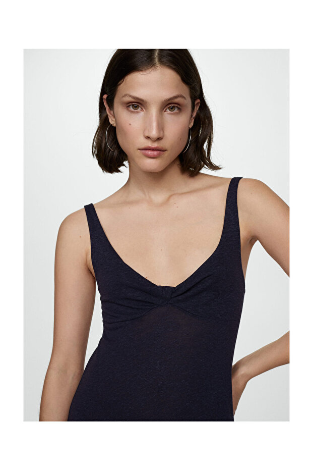 Hellblaues Damenkleid 77020371 - 4