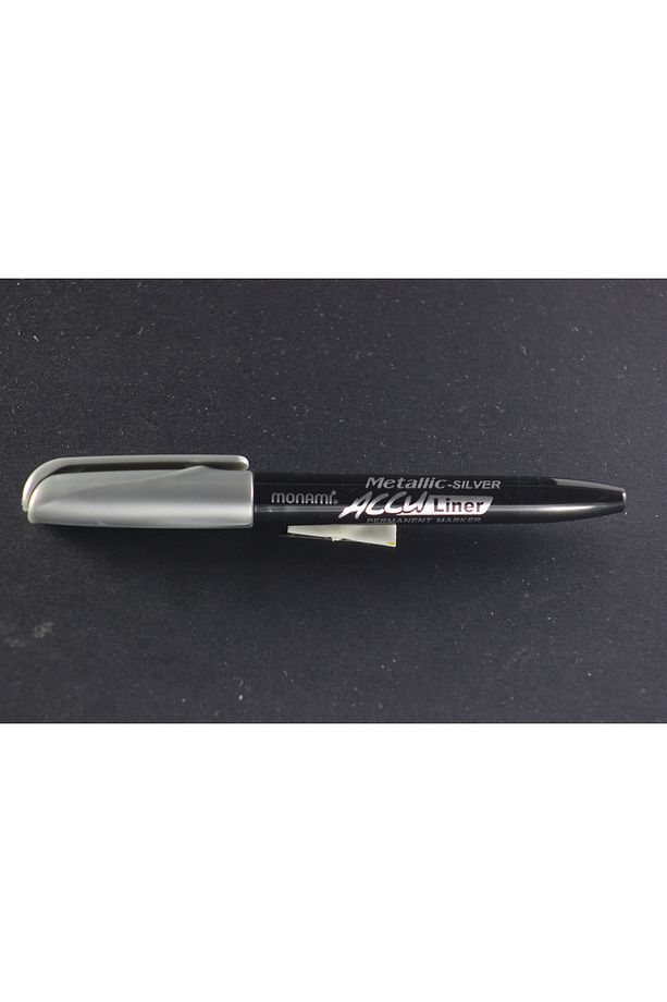 Acculiner Gümüş Permanent Marker Davetiye Kalemi 1,5 MM Uç 1 Adet - 4