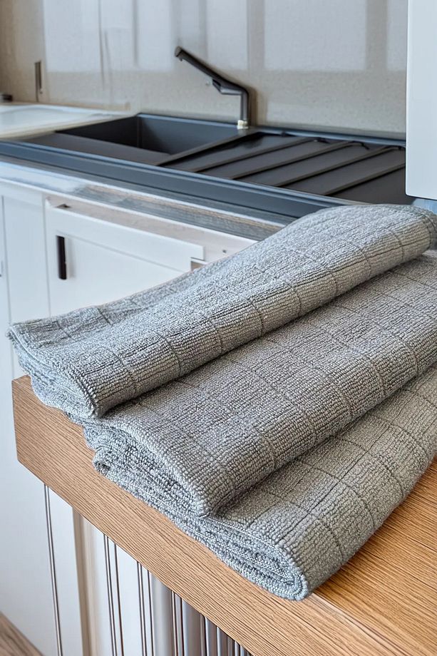 3 Adet Mikrofiber Bez(1ADET MUTFAK,1ADET ZOR KİR,1 ADET CAM) - 5