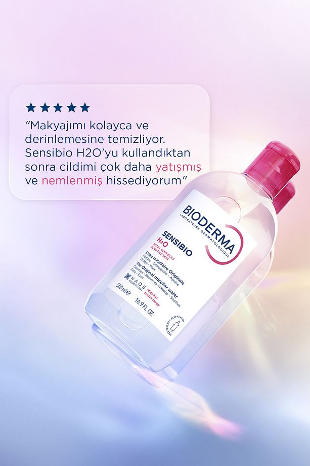 Sensibio H2O Hassas ve Normal Ciltler için Micellar Makyaj Temizleme Suyu 500 ml - 6