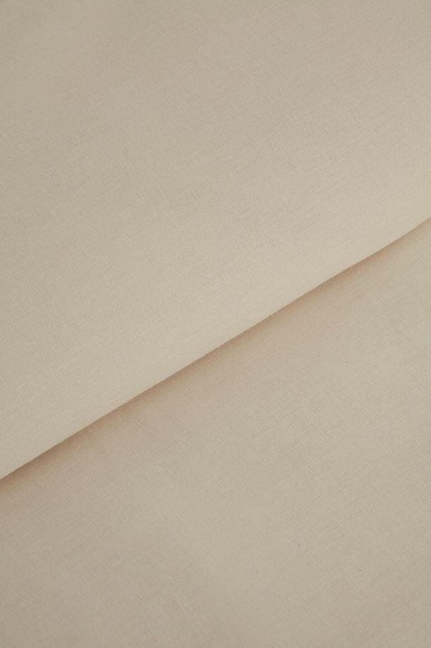 Pure Ruffle %100 Pamuk Tek Kişilik Nevresim Takımı Açık Bej - 4