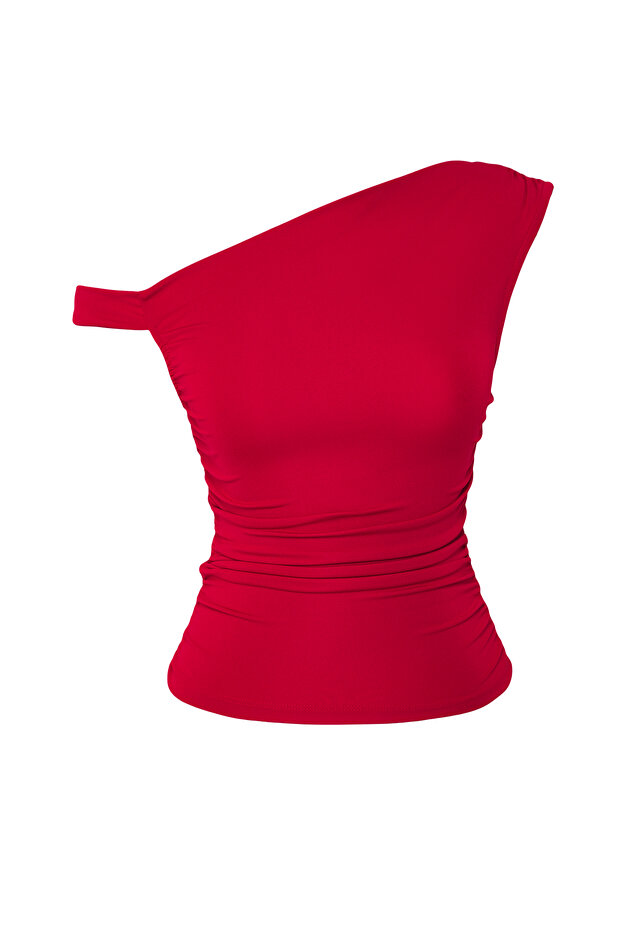 Kırmızı Örme Bluz TEDSS24BZ00031 - 5