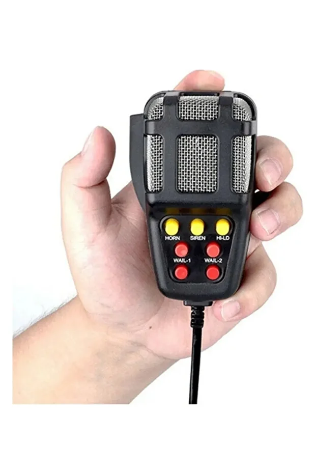 7 Sesli Siren 100 Watt Güçlü Ses Mikrofonlu 12 Volt - 5