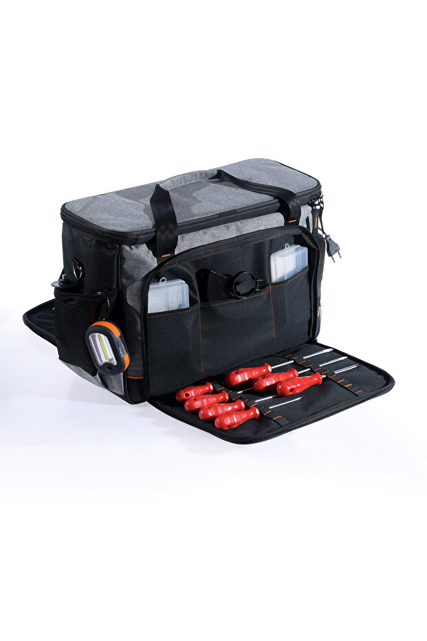 Cloth Tool and Tool Bag Large Size Practical Carrying for Technicians with 75 Tool Compartments - 5