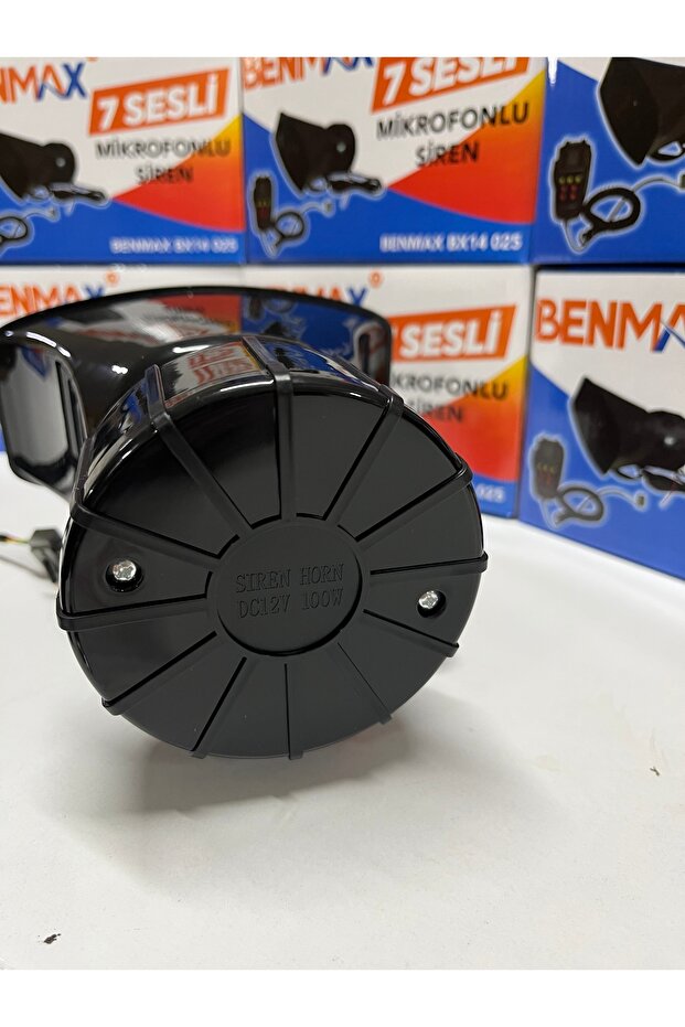 7 Sesli Siren 100 Watt Güçlü Ses Mikrofonlu 12 Volt - 6