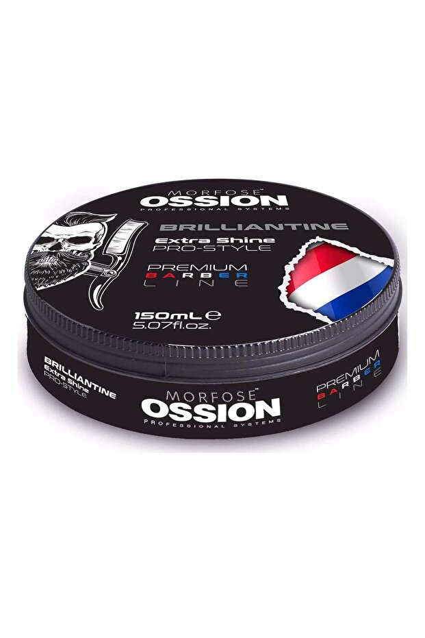 Morfose Ossion Brilliantine Extra Shine Pro-Style 150ml - Long-Lasting Hair Shine