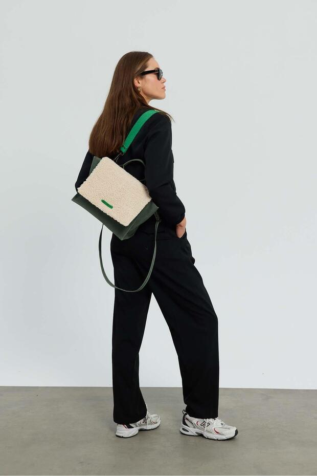 Huge Cuvert Teddy Khaki Bag Special Edition - 4