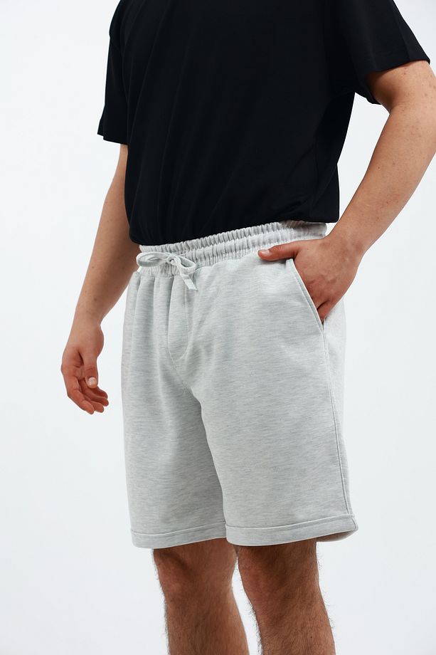 Capsule Erkek Comfort Fit Pike  Duble Paça Şort Bermuda - 3