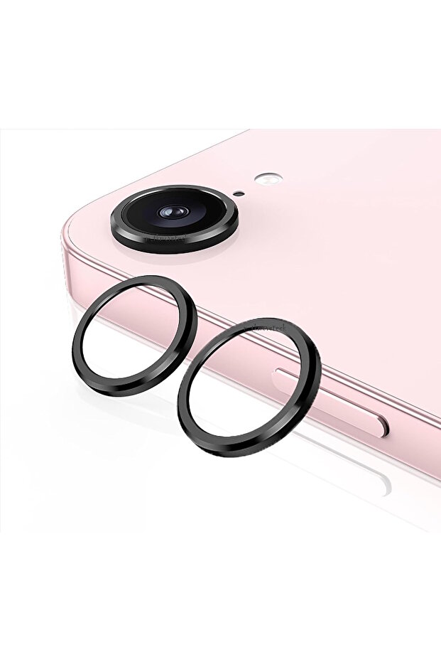 واقي عدسة الكاميرا المتوافق مع iPhone 16e - 17e، زجاج مقسى مع أداة تطبيق