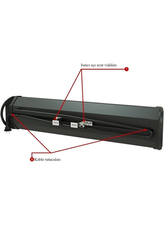 Effect-t 2000 W Duvar Tipi Elektrikli Isıtıcı Soba - 6