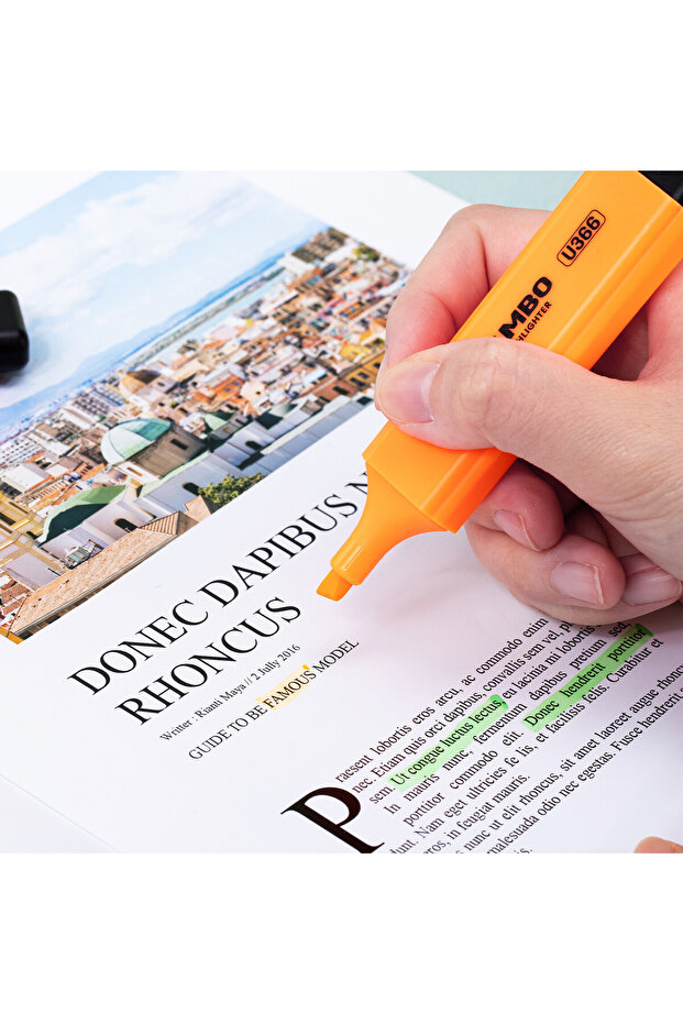 Highlighter ORANGE EU366-OR - 5