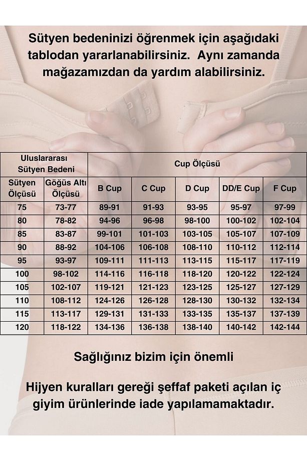 Moonlight 2119 Ten Balenli 2 Beden Küçülten Kalın Askılı Toparlayıcı Sütyen - 3