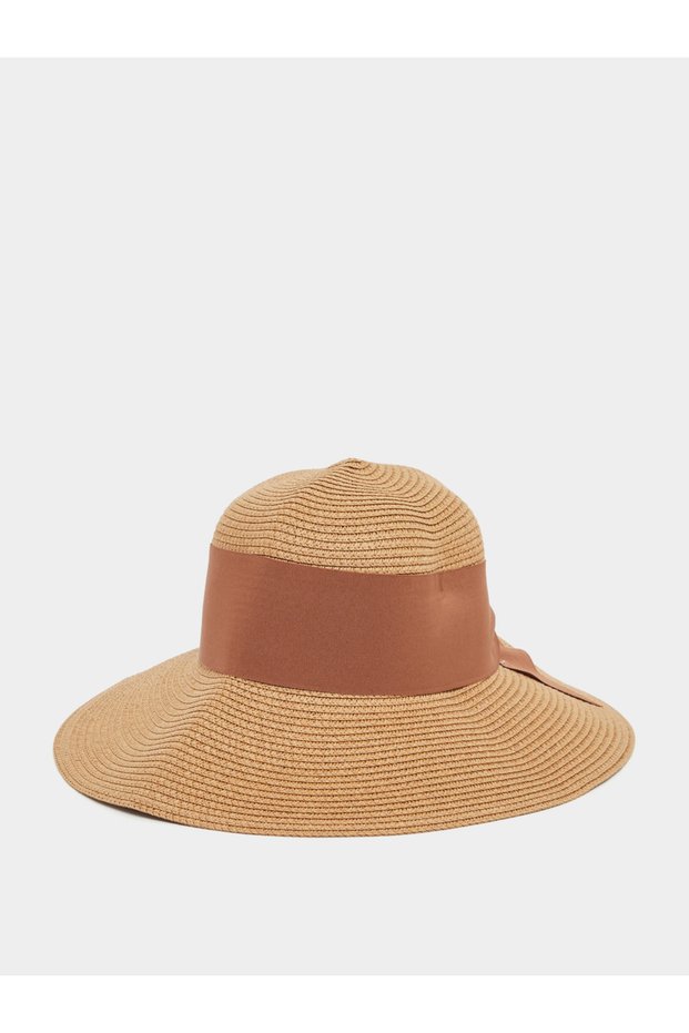 Ribbon Detail Straw Hat