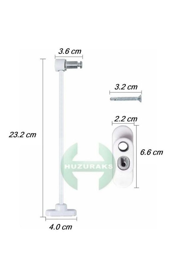Sineklik Bağlama Papucu Sineklik Sabitleme 17 Mm X 25 Mm Sineklik Profilleri İçin 2 Adet - 2