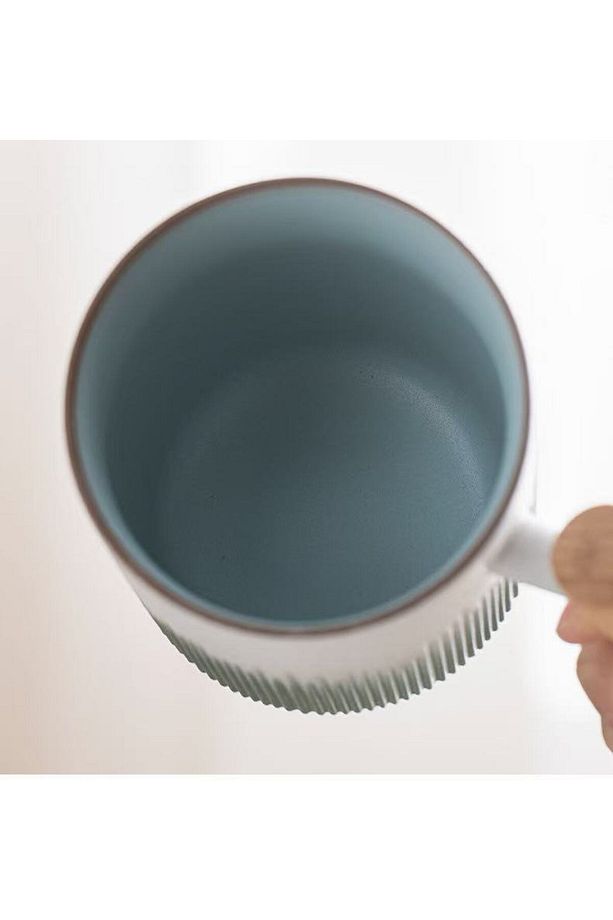 Kapaklı ve Süzgeçli Çay Bardağı, 380 ml Ahşap Saplı Süzgeçli Çay Bardağı - 2