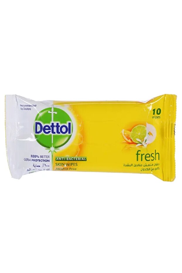 ANTBACTERIAL WIPES FRESH 10S