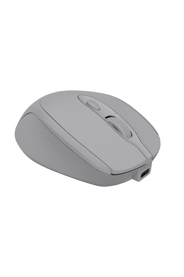CBT14 Bluetooth + 2.4 Ghz Şarj Edilebilir Kablosuz Mouse - Gri - 6