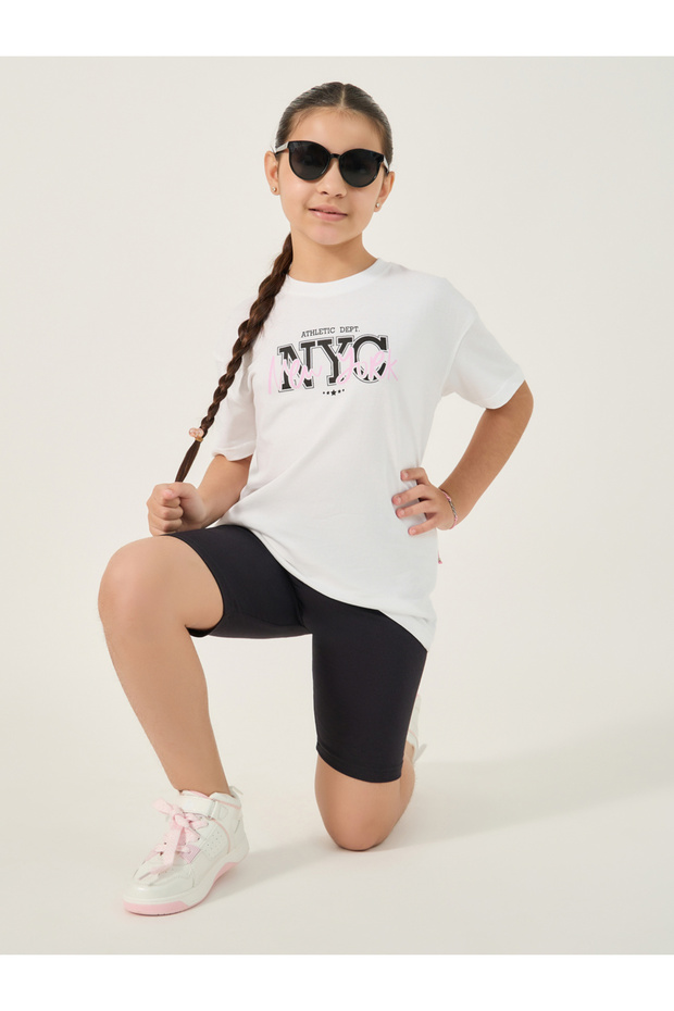 Regular Fit Round Neck T-Shirt and Shorts Set