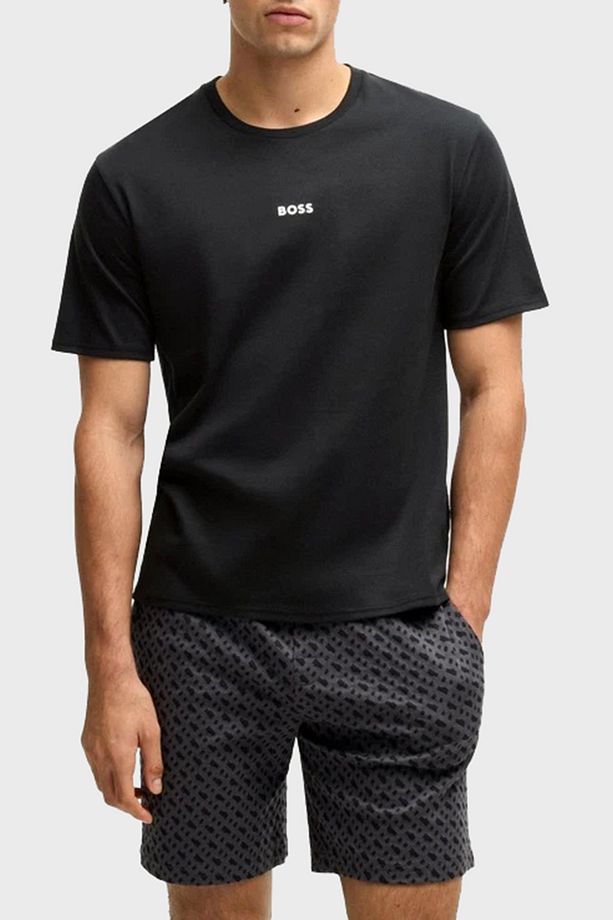 % 100 Pamuk Regular Fit Monogram Logolu Pijama Takımı Erkek PİJAMA TAKIMI 50540613 981 - 1