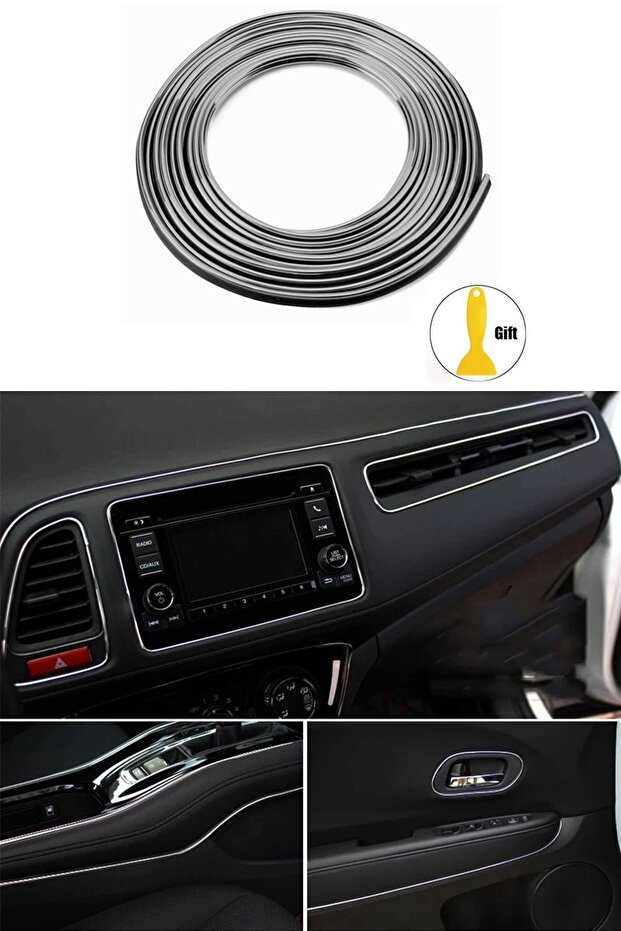 Trim Wick Chrome New Generation Interior Rope Strip Herringbone Nickel Plated 5 Meters