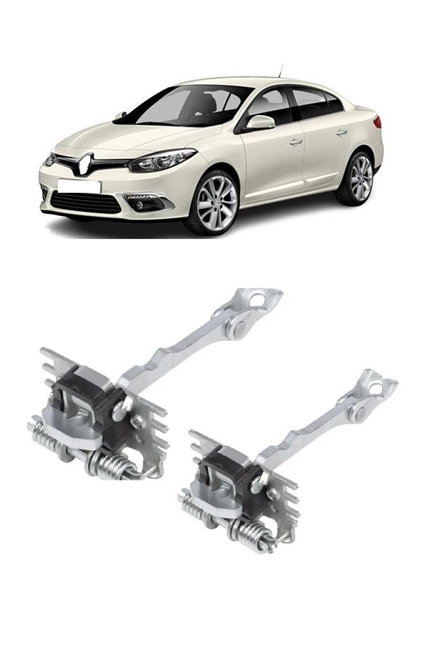 Renault Fluence 2009 -2016 Uyumlu Ön Kapı Gergisi Sağ + Sol Takım 2 Adet 824310007R - 1