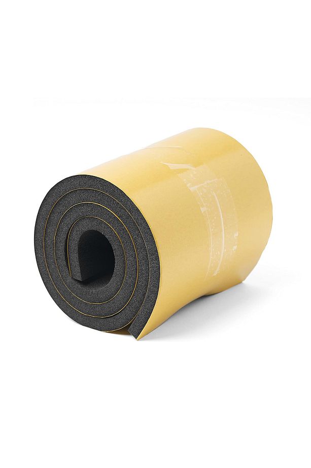 Yapışkanlı (5 MM EN:20 CM X 1 MT) Oto Araç Motor Ses Isı Yalıtım Izolasyon Bandı Kauçuk Sünger - 5