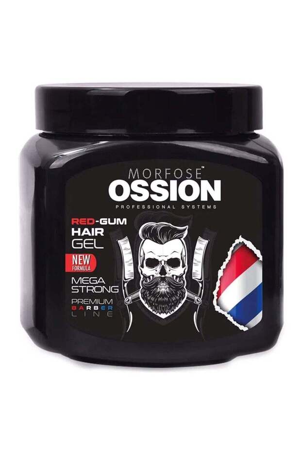 Ossion Mega Strong Red Gum Hair Gel 750ml: Extreme Hold & Style