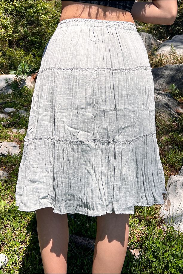 Şile Bezi Yazlık Etek Astarlı %100 Pamuklu 60 Cm - 4