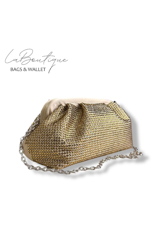 Lb Evening Dress Bag 25-006 Gold