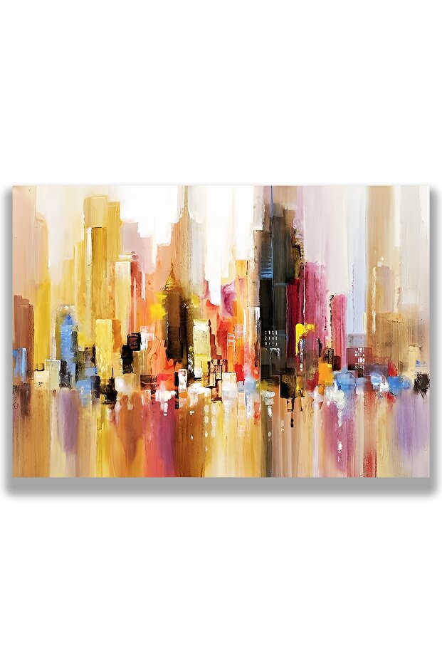 Abstract Pattern Canvas Painting - 5