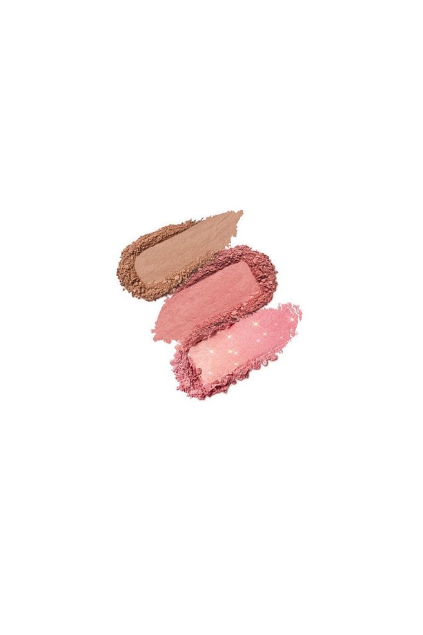 Pudra Allık - Multi Finish Trio Blush & Bronzer Palette 02 - Mauve - 2
