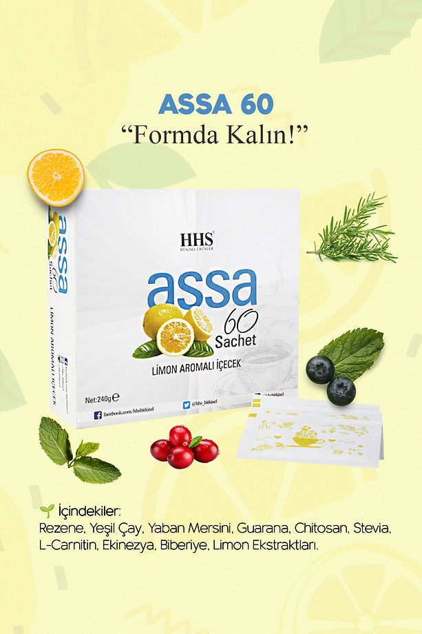 Assa 60 Sachet Karışık Bitkisel Diyet Çay - 4