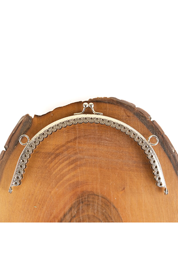 Silver Color Metal Oval Bag & Wallet Clip 15.5 cm