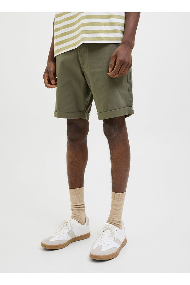 Chino Şort, S, Yeşil - 3
