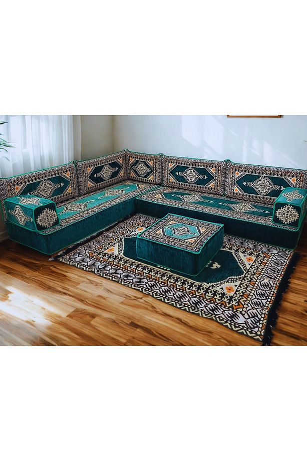 L Tipi Şark Köşesi Takımı | Kaliteli Süngerli | Hazır Kurulum - 5