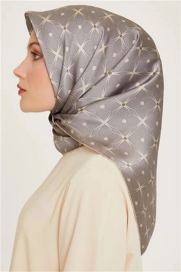%100 Twill Ipek Eşarp 9207d01-50 - 3