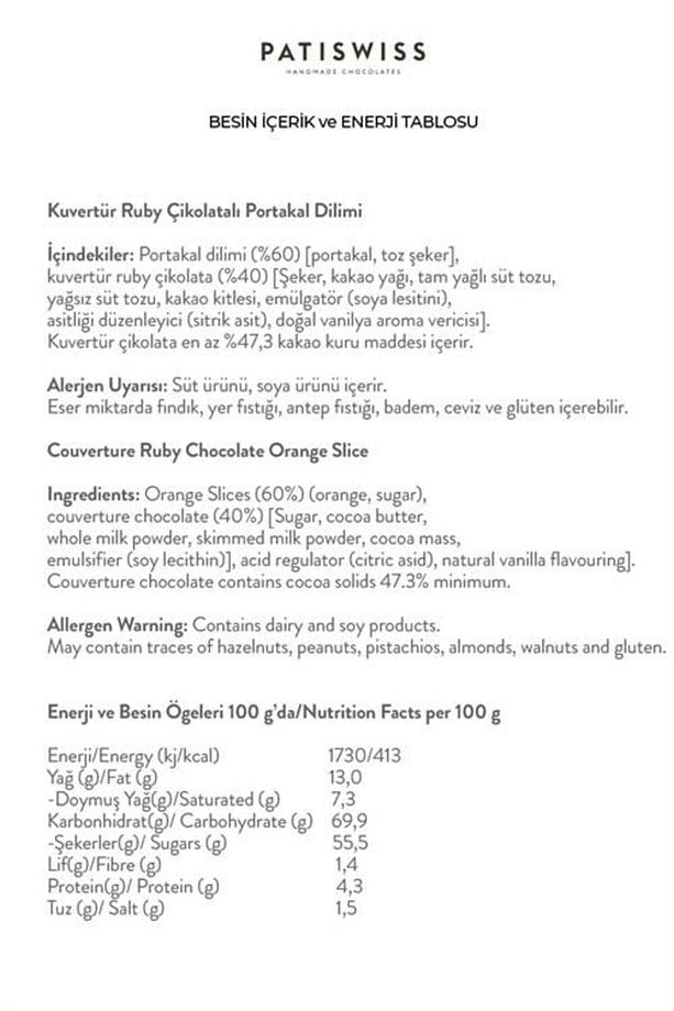 Glazed Ruby Çikolatalı Portakal Dilimi, 80g - 7