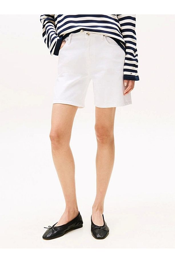Dnm Straıght Short Rw Whıte Kadın Şort Ww0ww45924ycf - 5