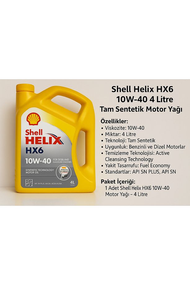 Helix Hx6 10w/40 4 Litre - 1