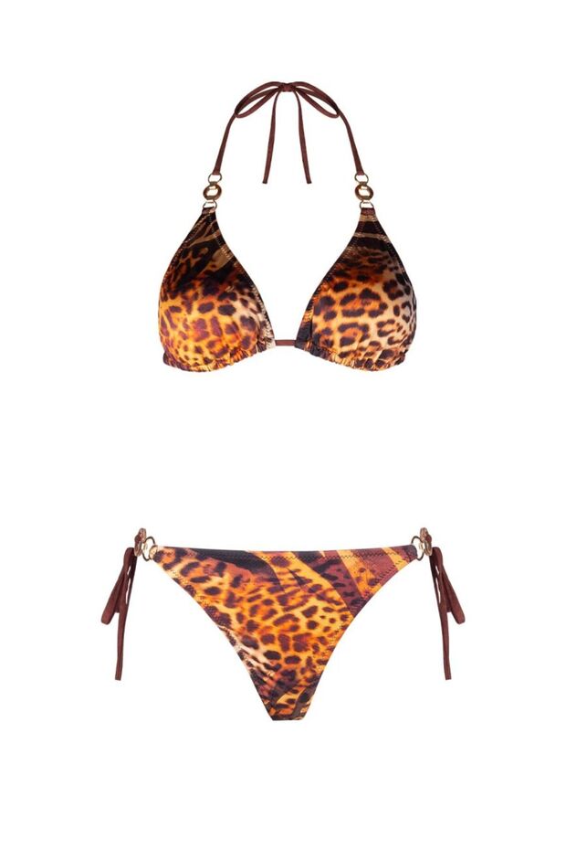 5641 Leopard Patterned Bikini Set - 6