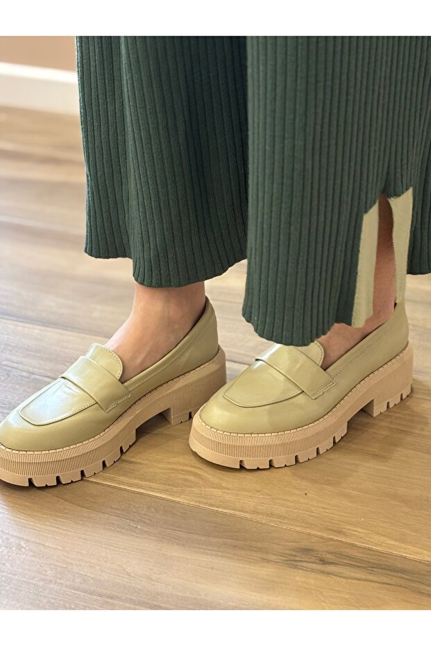 Loafers Olive Chic - 3