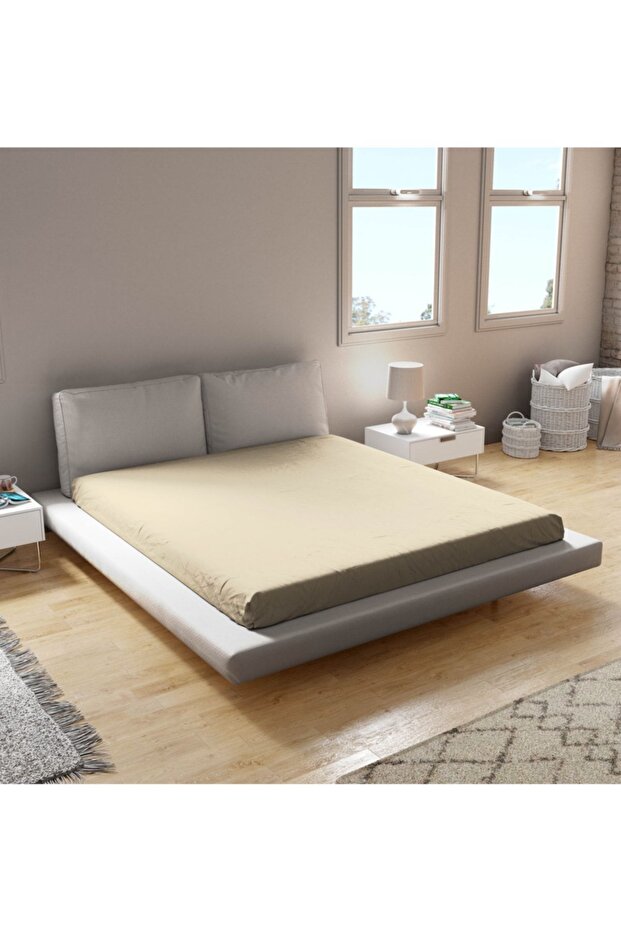 ملاءة سرير قطنية ممشطة مرنة - 2