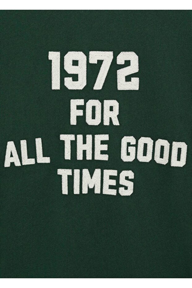 %100 pamuklu işlemeli tişört - 6