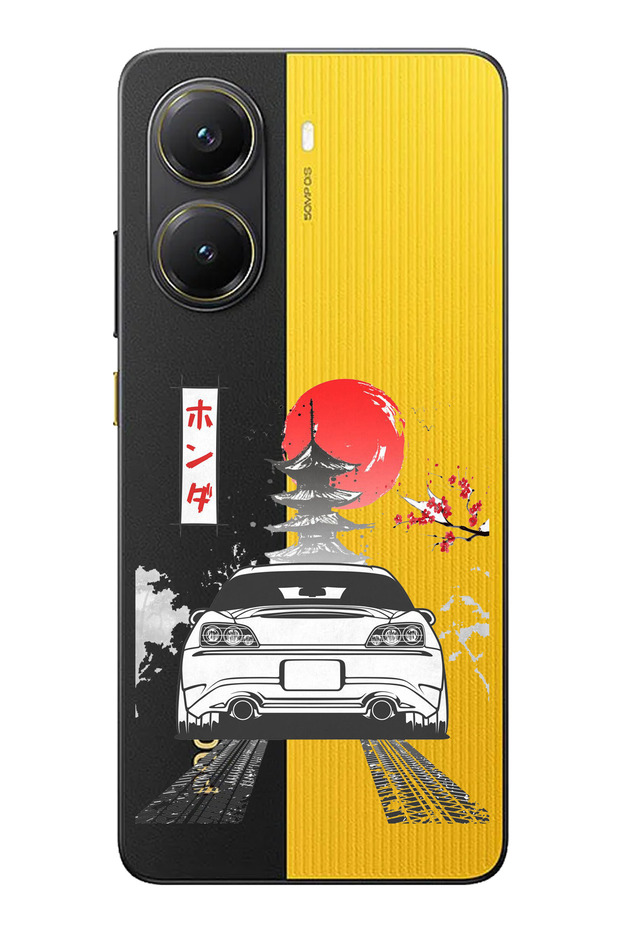 جراب سيليكون شفاف بتصميم S2000 متوافق مع POCO X7 PRO - 1