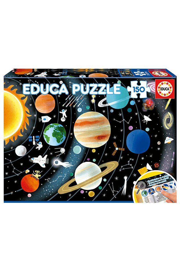 150 Parça Puzzle Güneş Sistemi, - 1