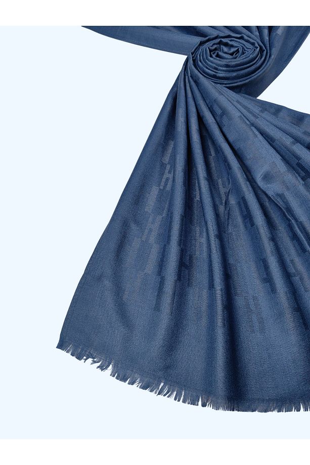 Işıl İpek - H Desen Kaşmir İpek Şal 75x190 cm - 1