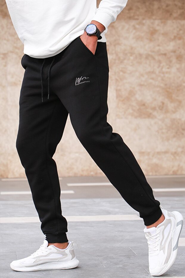 بدلة رياضية سوداء أساسية 5433 - 3