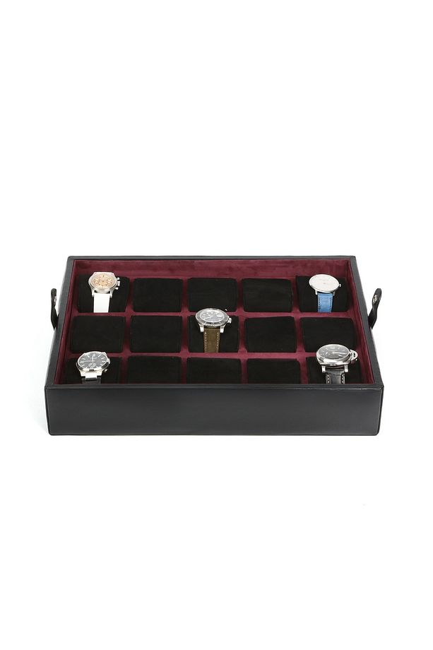 Saat Saklama Kutusu Lüks Saat Kutusu 15'li Saat Kutusu Çoklu Saat Kutusu Watch Box - 8