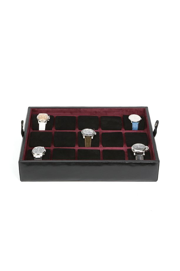 Saat Saklama Kutusu Lüks Saat Kutusu 15'li Saat Kutusu Çoklu Saat Kutusu Watch Box - 6