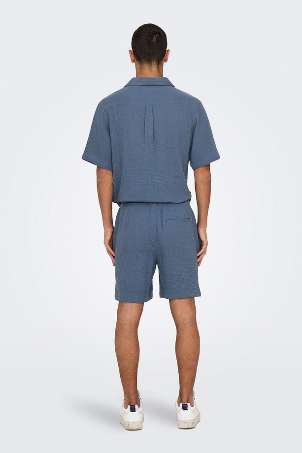 ONSTEL-PAS 0158 SHORTS Mavi Erkek Şort - 4